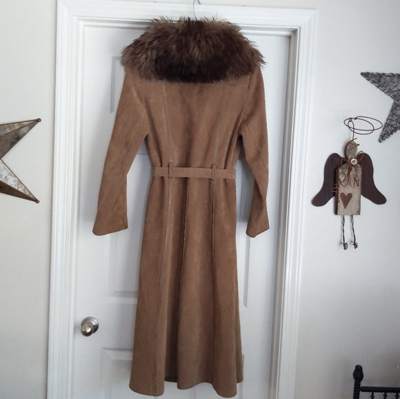 Vintage S.H.G Leather Coat - Picture 6 of 6